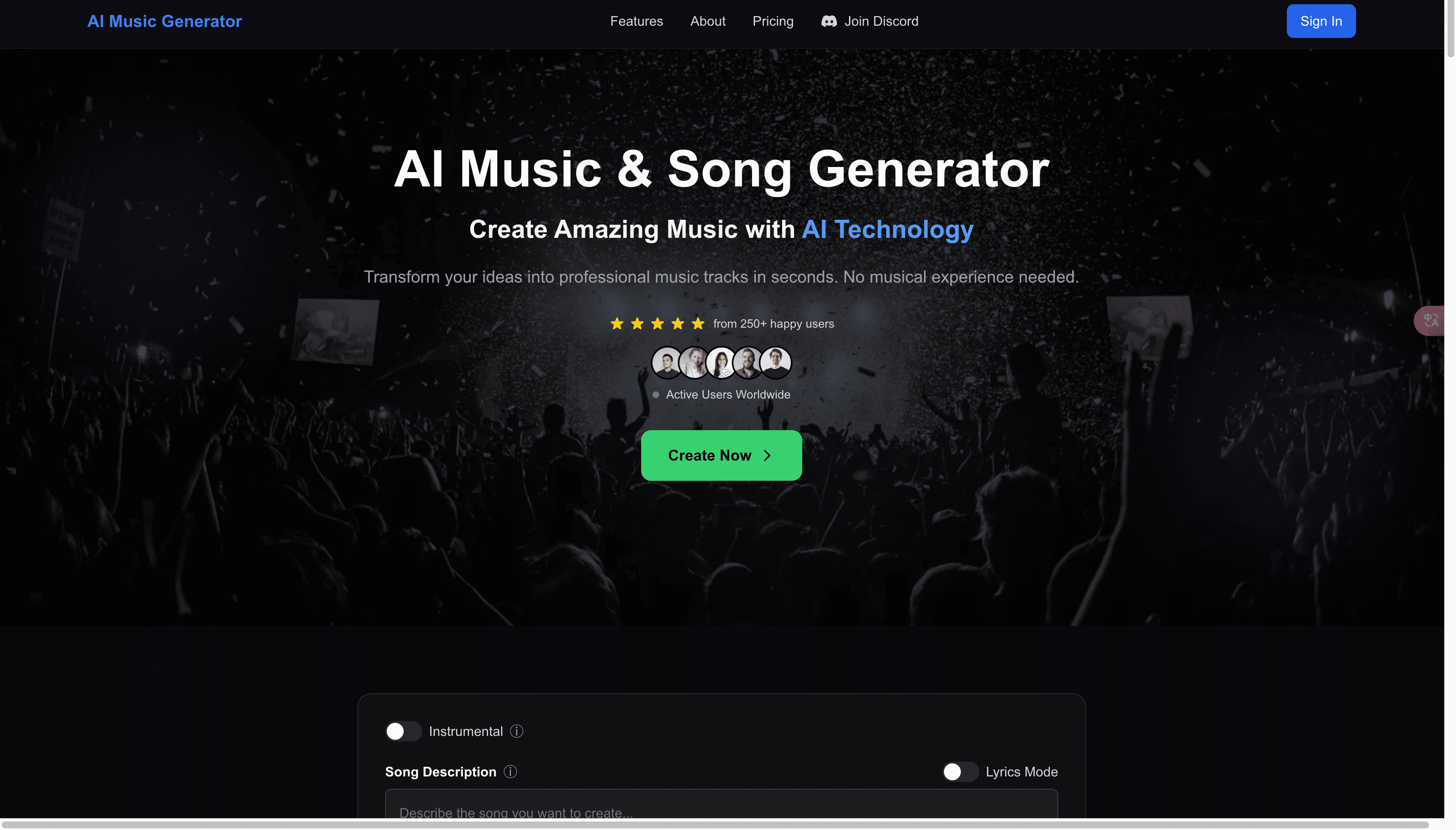 AIMusicGenerator.dev 