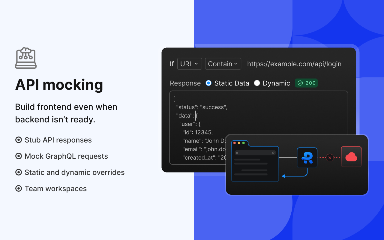 Requestly API Mocking