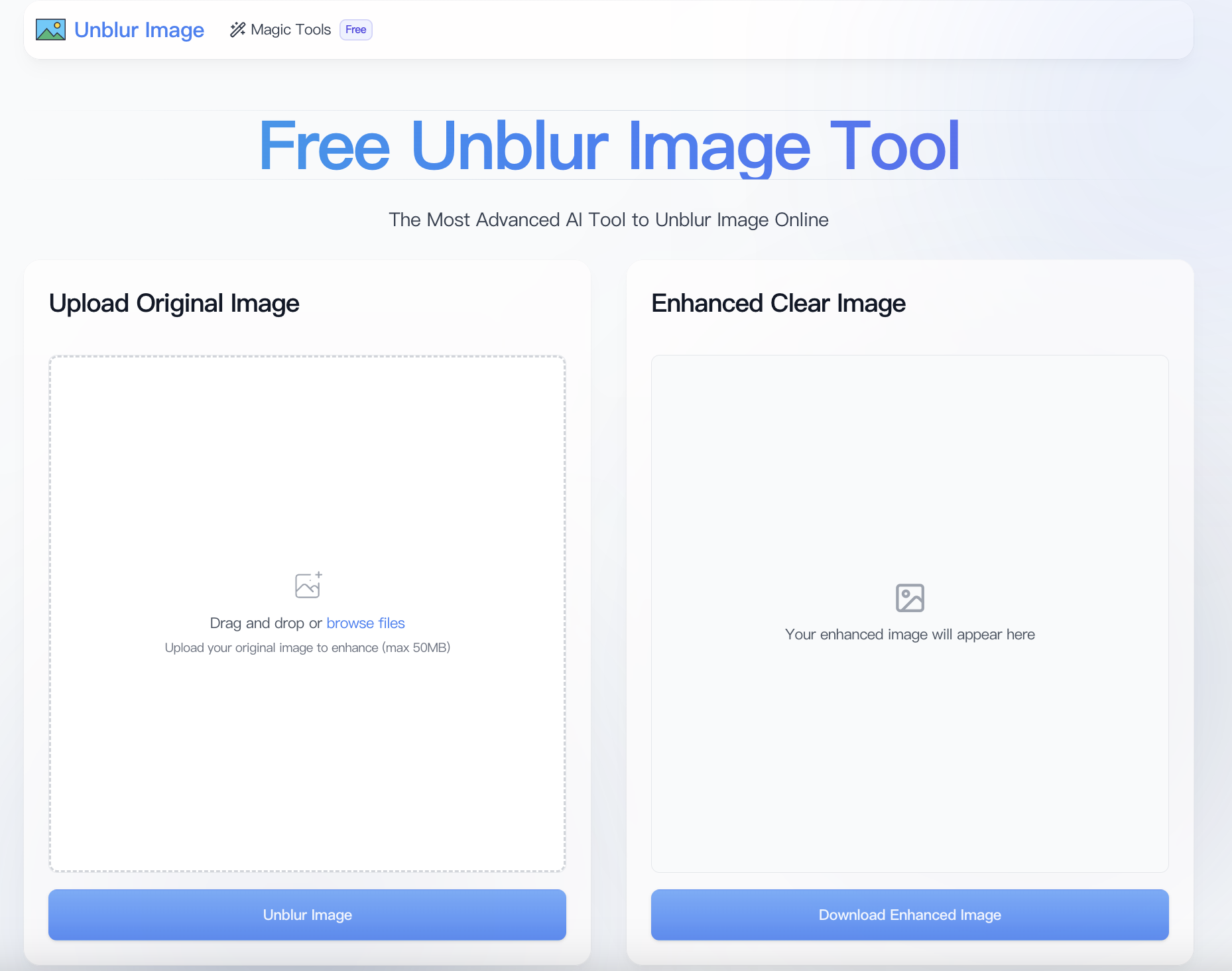 UnblurImage.org Unblur Image