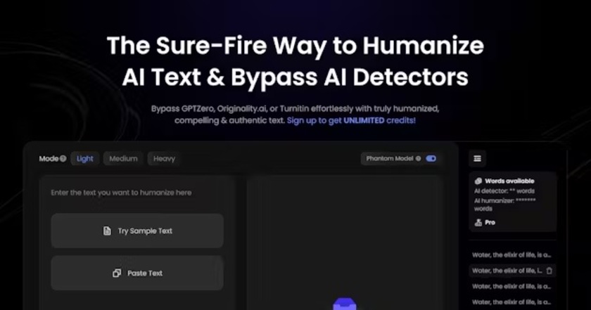 Humanize.io Landing Page