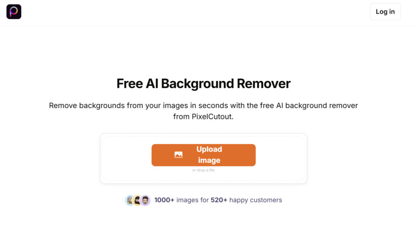 PixelCutout Landing Page