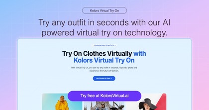 Kolors Virtual AI image