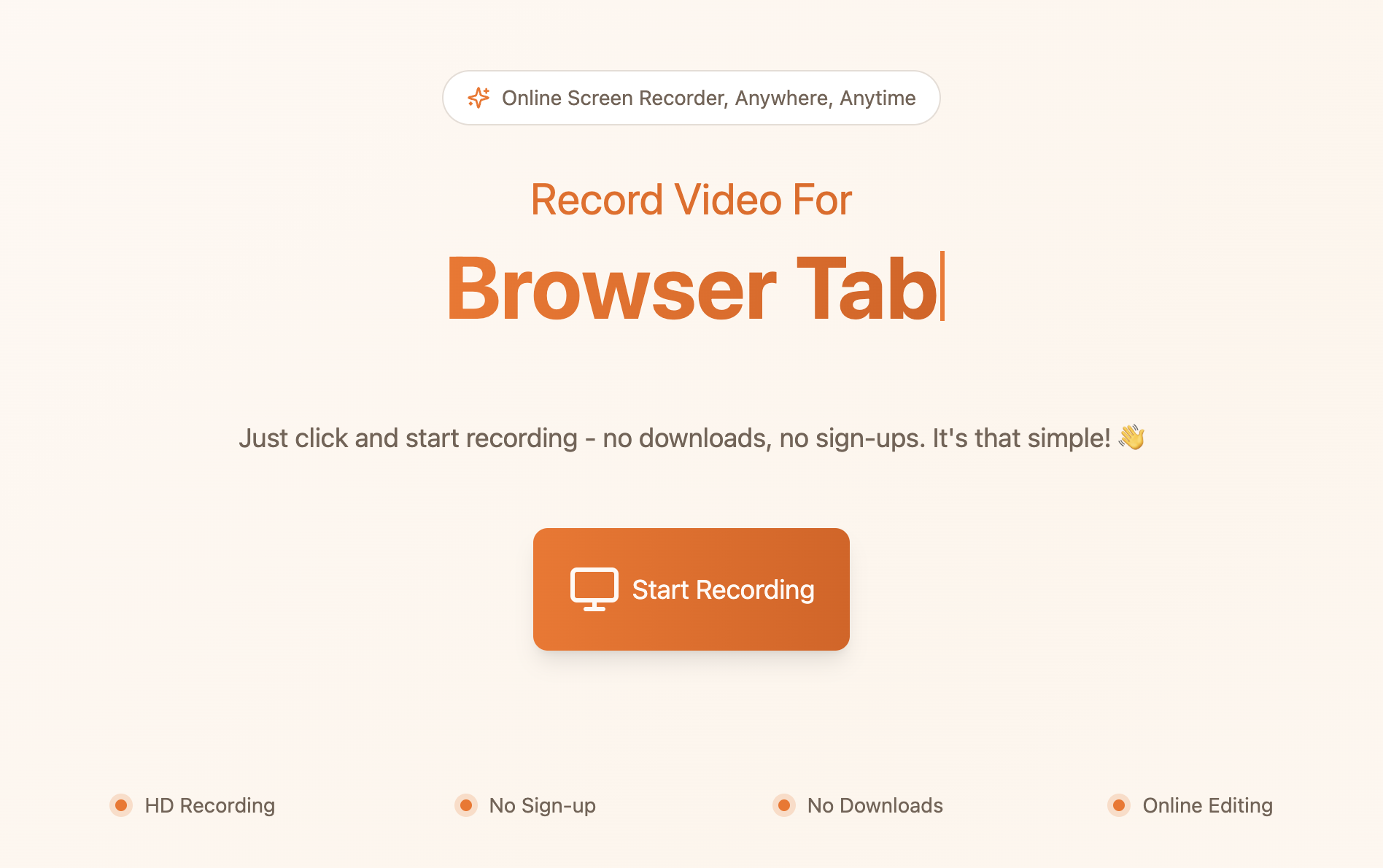 Recorder Online screen recorder