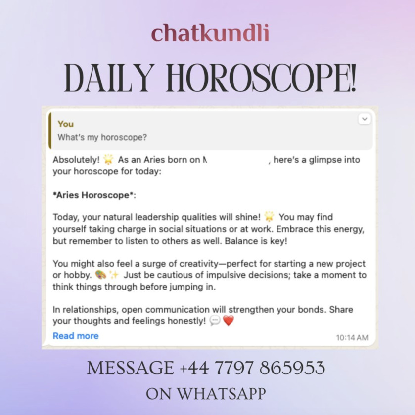 Chat Kundli Landing Page