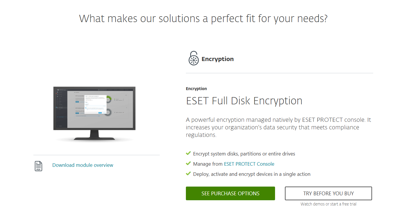 ESET Full Disk Encryption 