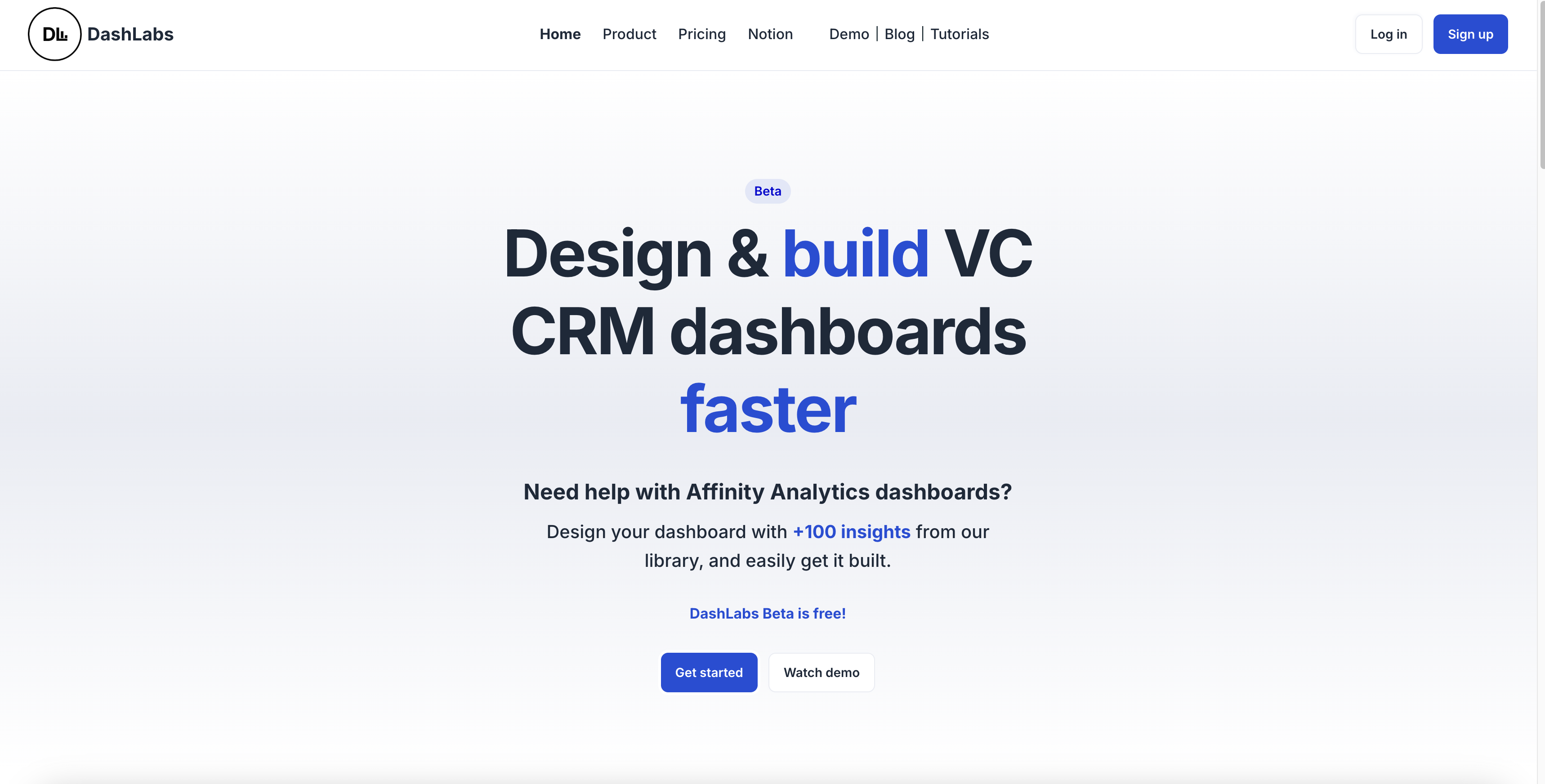 DashLabs DashLabs Landing page