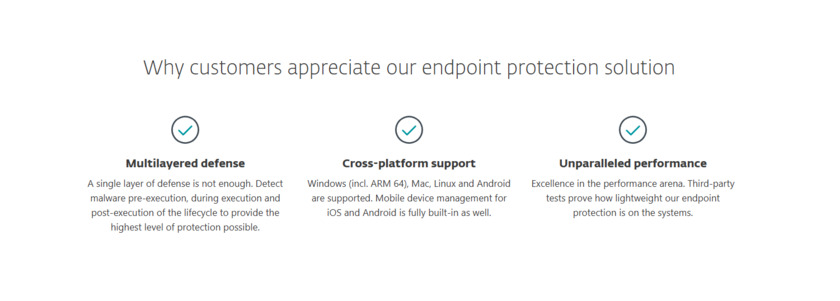 ESET Endpoint Security Landing Page