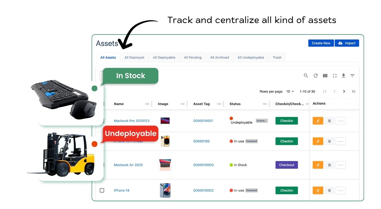 AssetLoom Manage Asset
