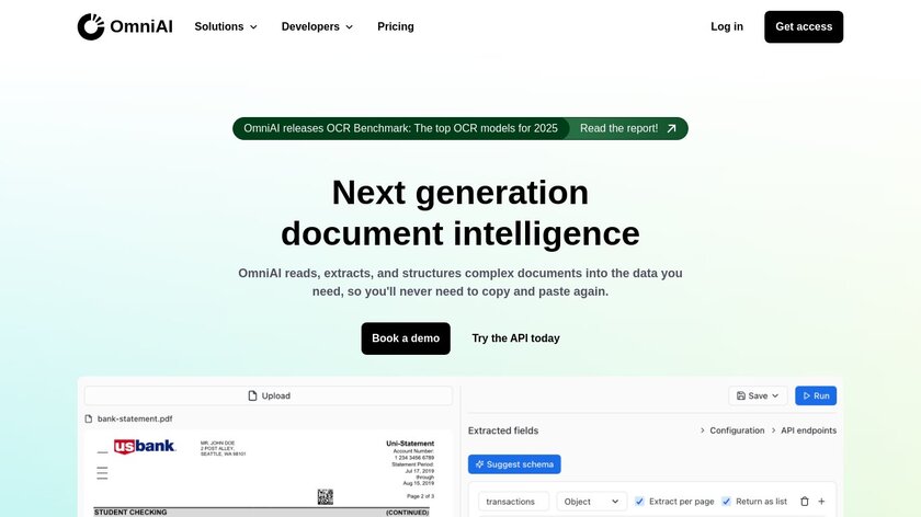 OmniAI Landing Page