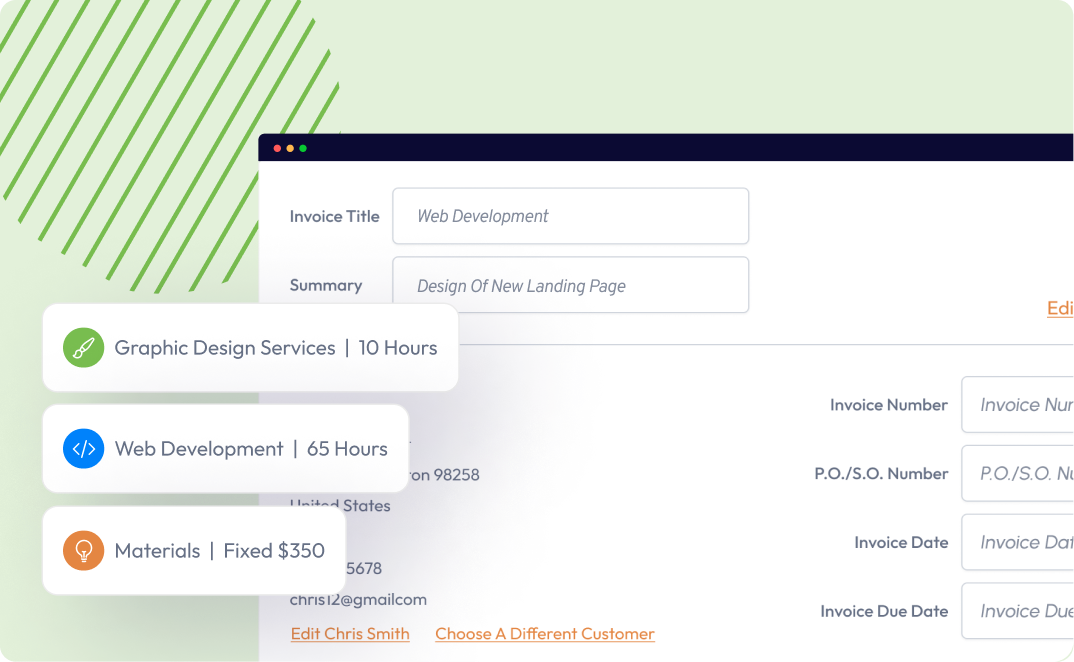 GETCOUNT Estimates & Invoices