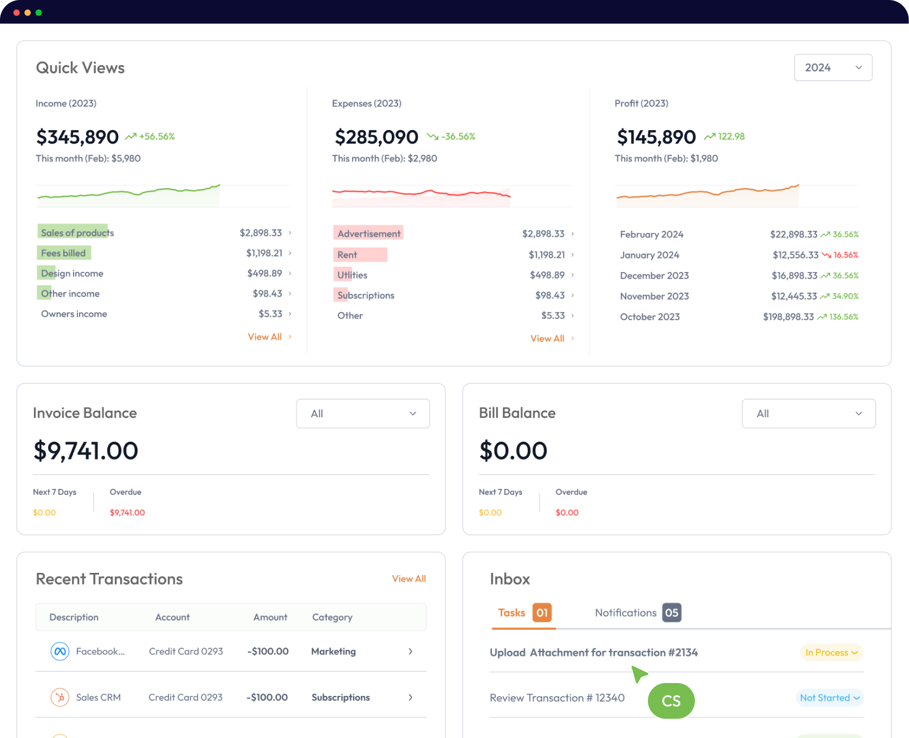 GETCOUNT COUNT Dashboard