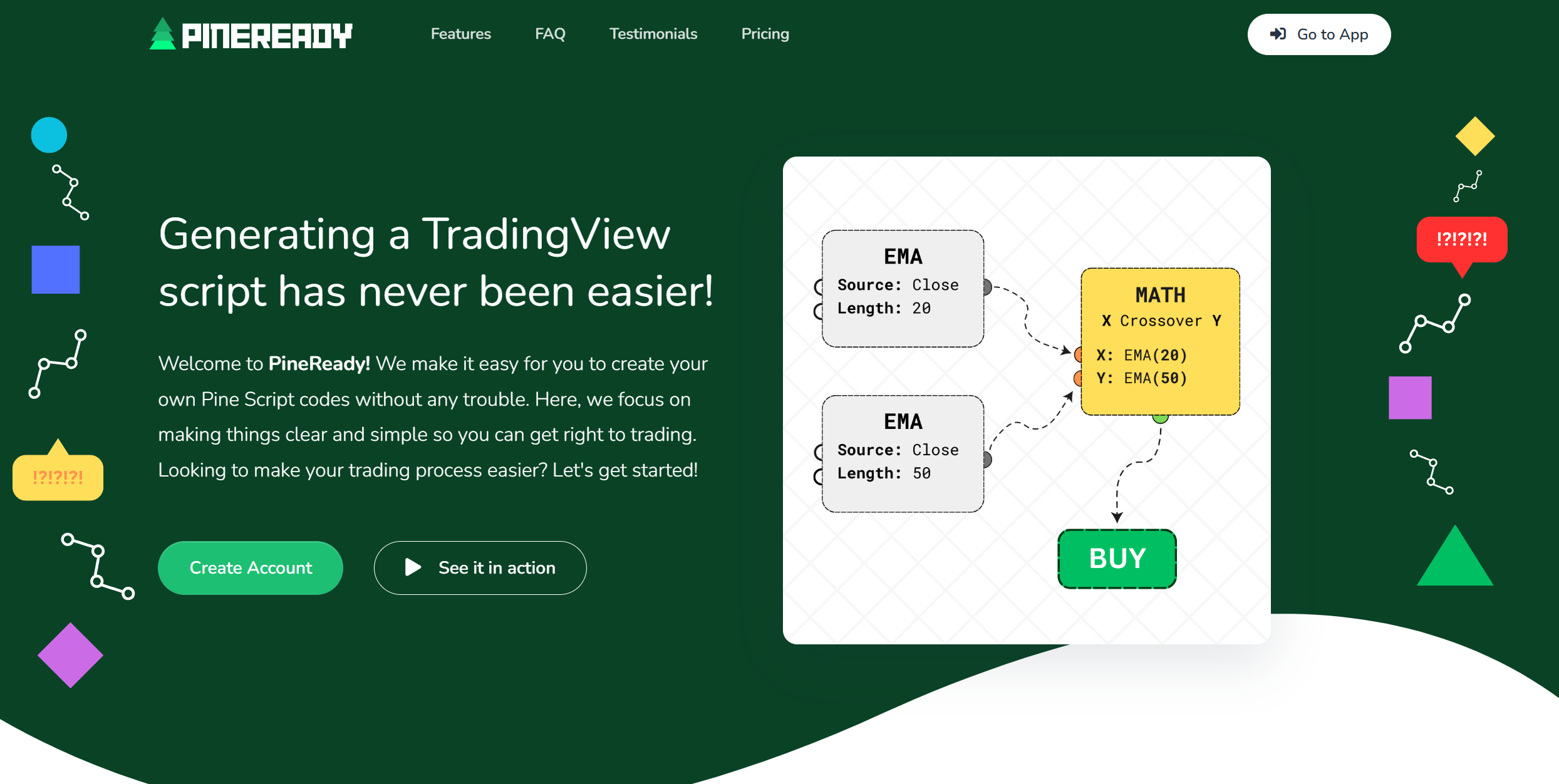 PineReady Main Page