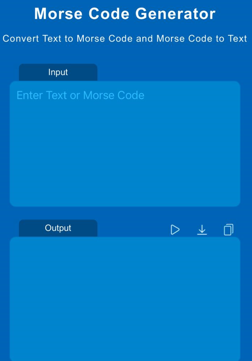 Morse Code Generator How To Convert Text to Morse Code