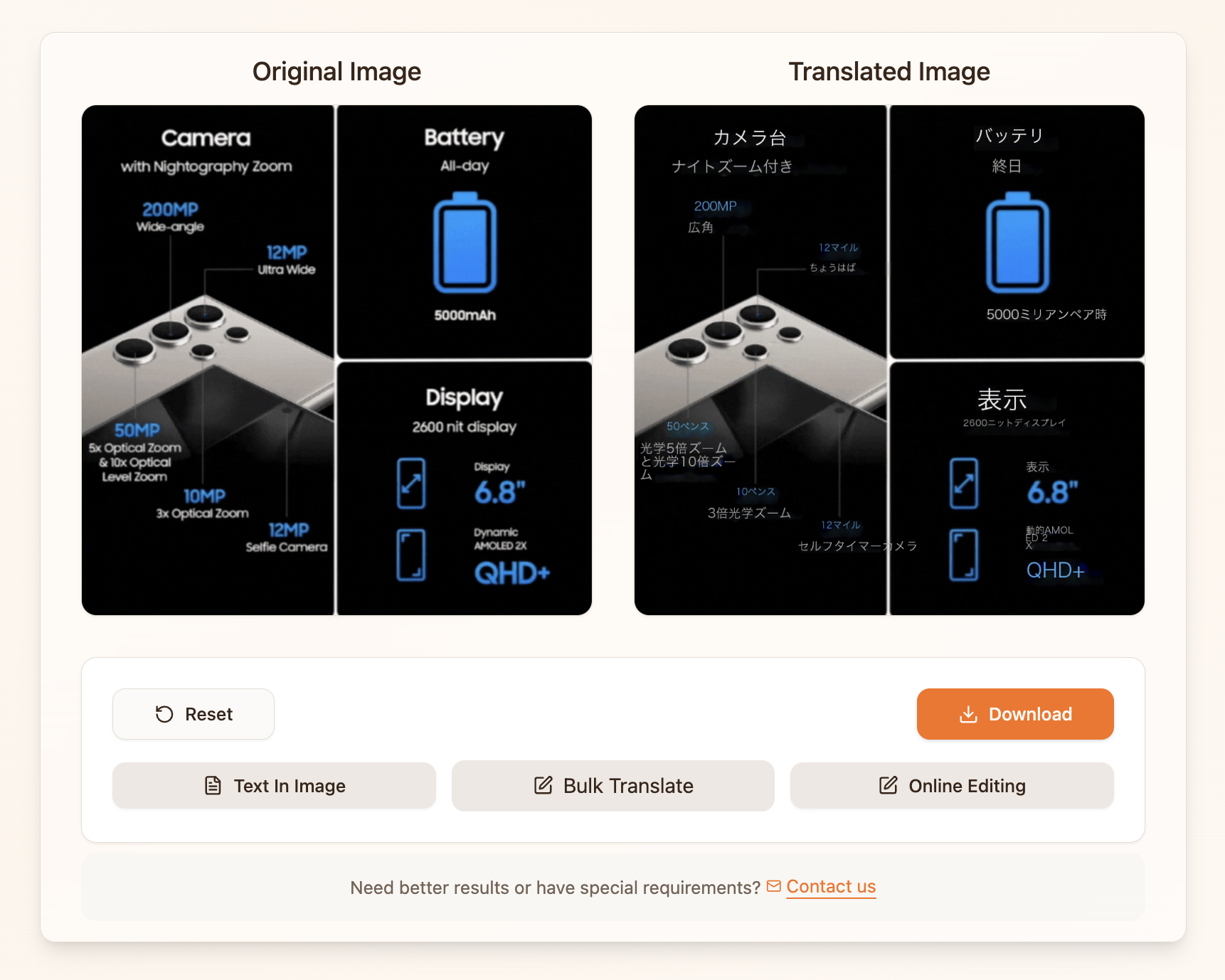 Translate Image App translate image