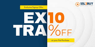 SSL2BUY Extra 10% OFF on First Purchase