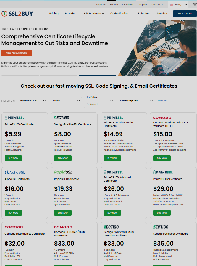 SSL2BUY SSL2Buy Home Page