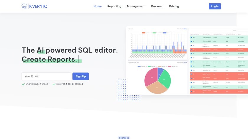 Kvery.io Landing Page