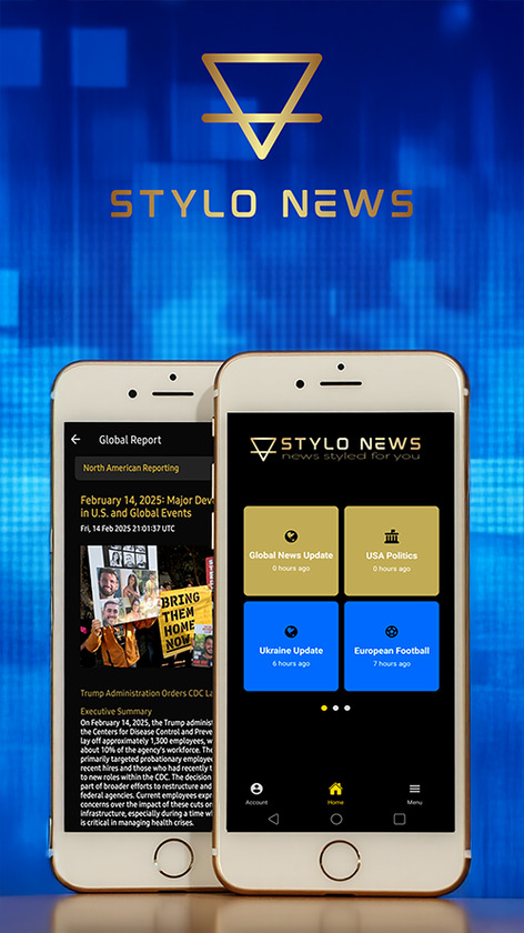Stylo News Landing Page