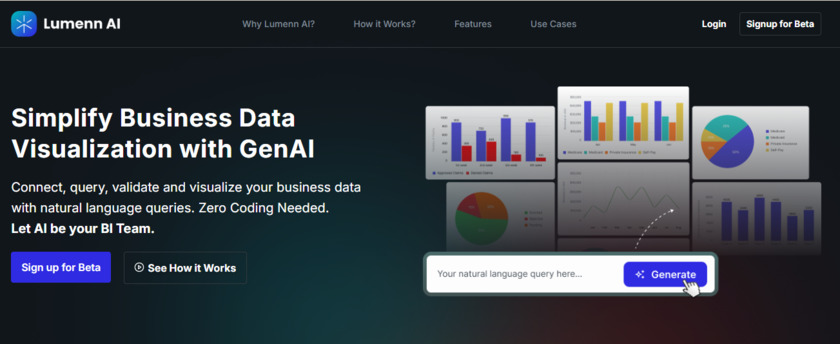 Lumenn AI Landing Page
