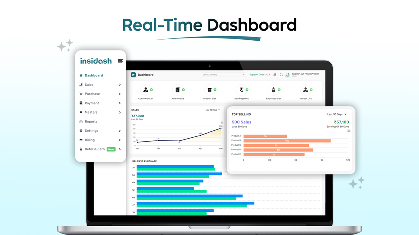 Insidash Landing Page