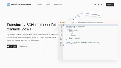 Advanced JSON Viewer image