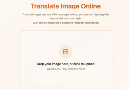 Translate Image App image