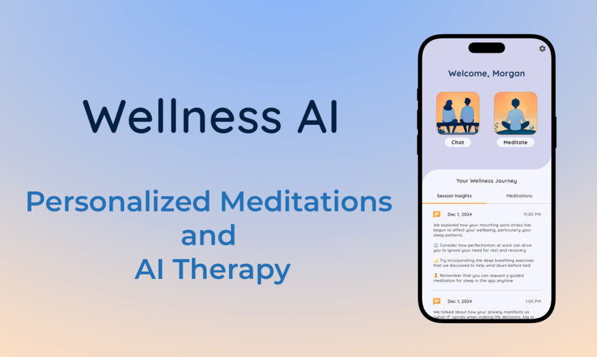 Wellness AI App Opening