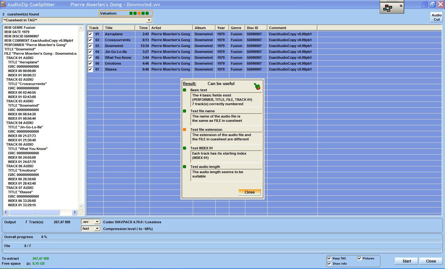 AudioZip CueSplitter