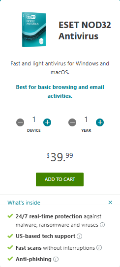 ESET NOD32 Antivirus 