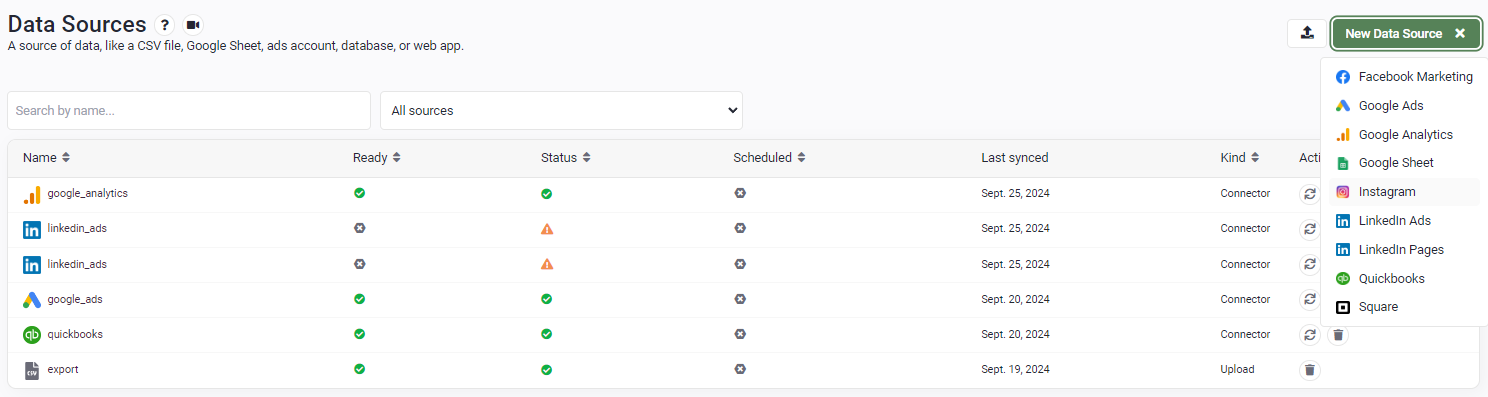 Go Fig AI Connect external data sources into your BigQuery