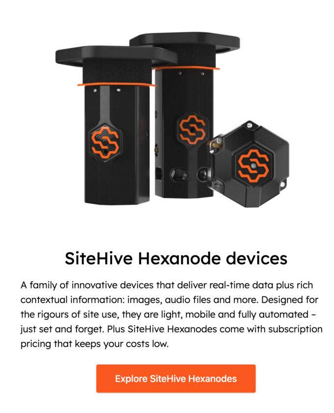 SiteHive SiteHive Hexanode devices SiteHive SiteHive Hexanode devices