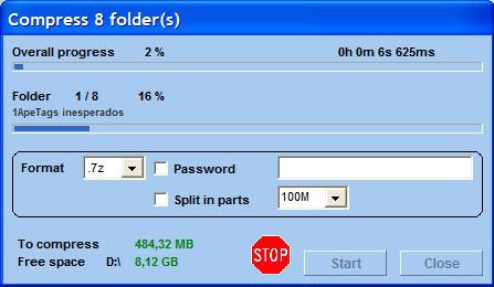 AudioZip Compressing albums