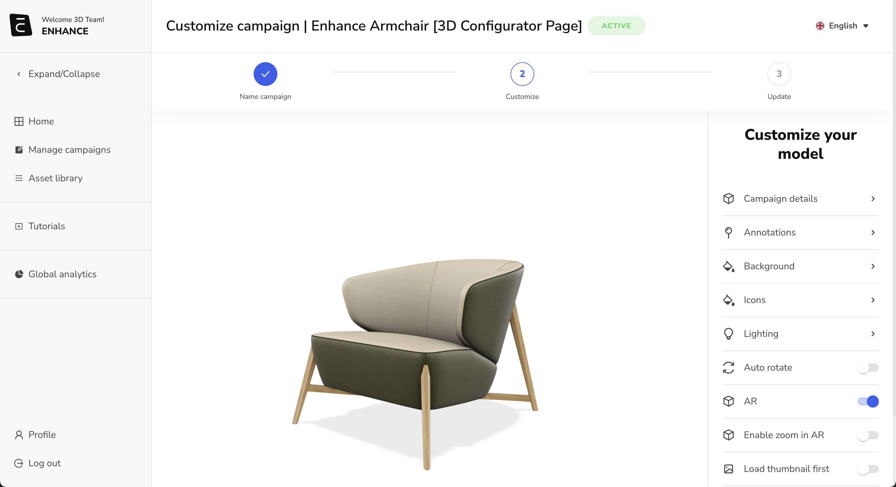 Enhance XR Preview your product