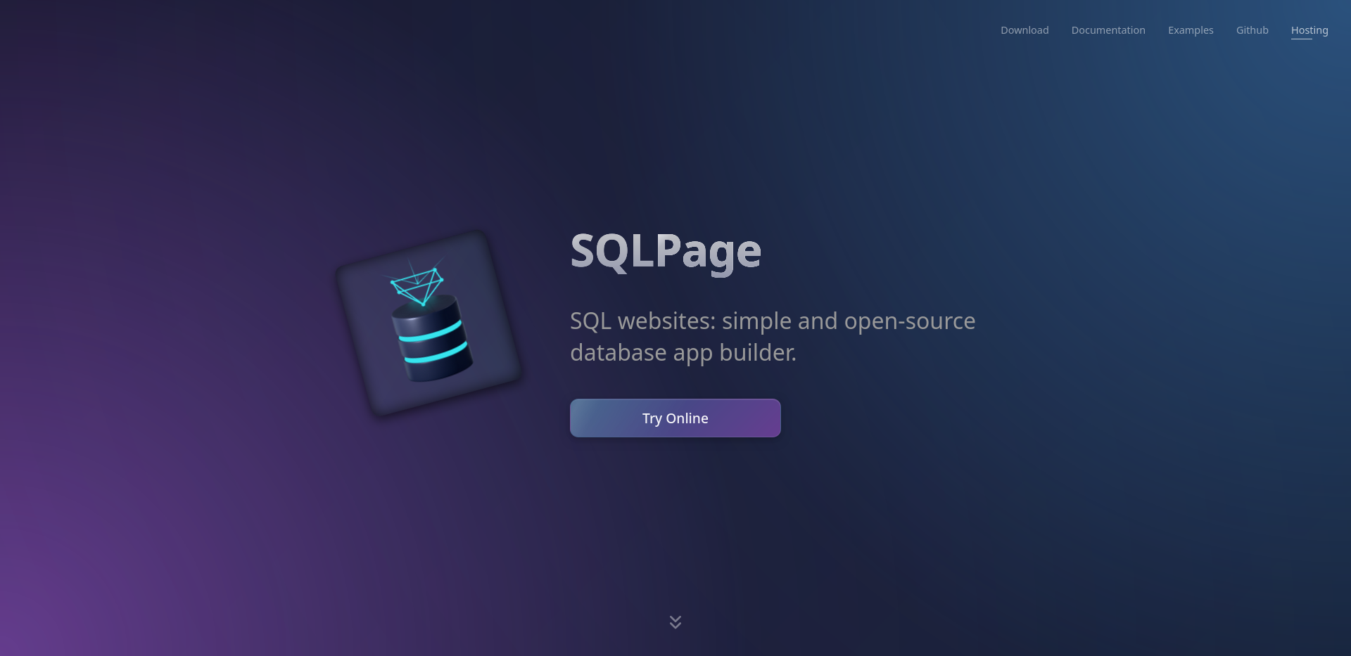 SQLPage - Build SQL-only websites Homepage