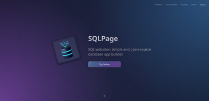 SQLPage - Build SQL-only websites image