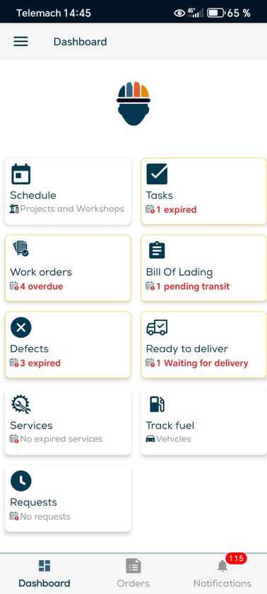 Stas Organizer Workers mobile app Stas Organizer Workers mobile app