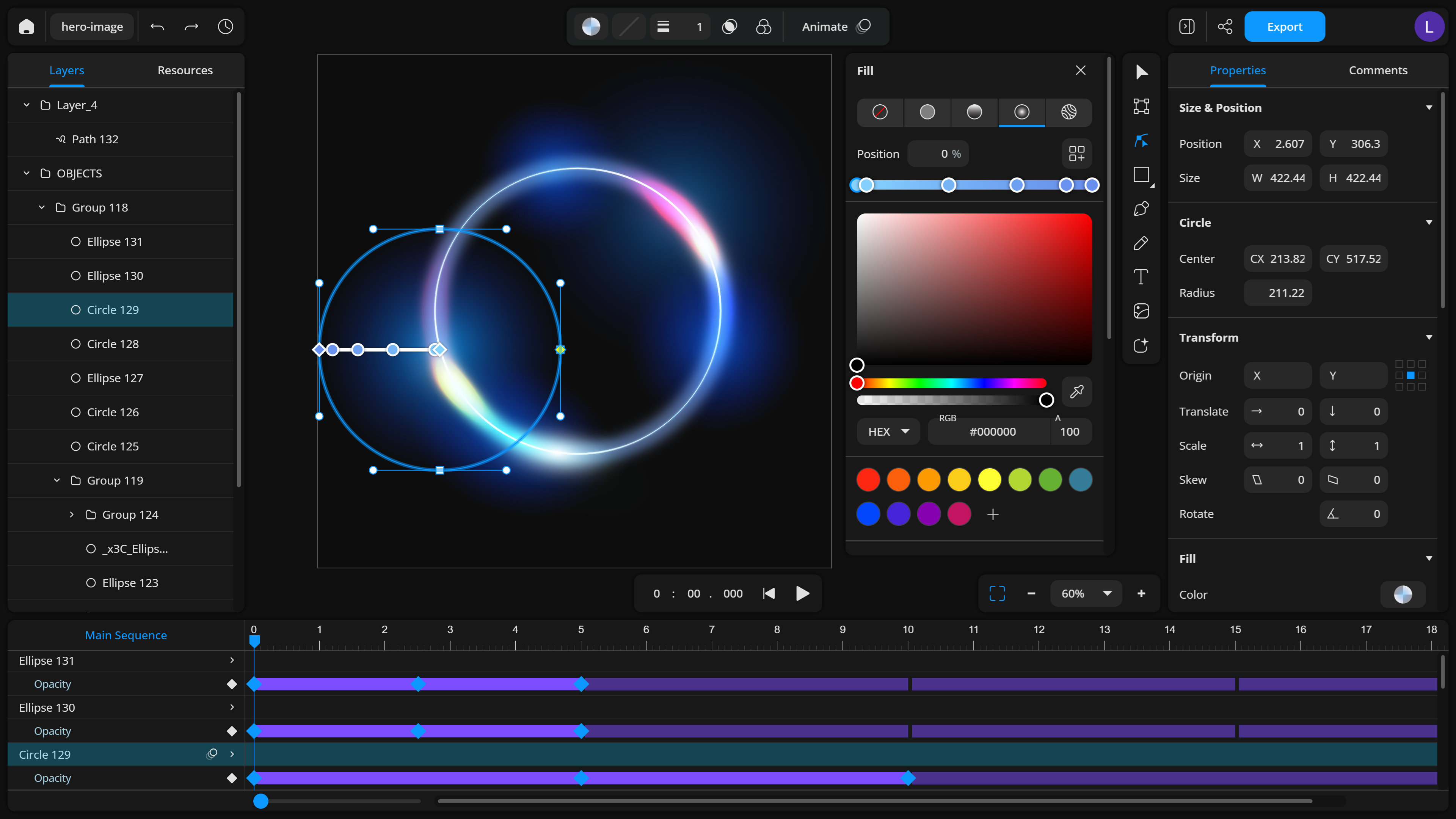 Xyris App Gradient Editor