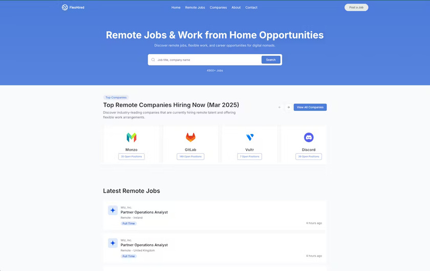 FlexHired FlexHired Home Page