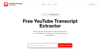 YouTubeTranscript.org image