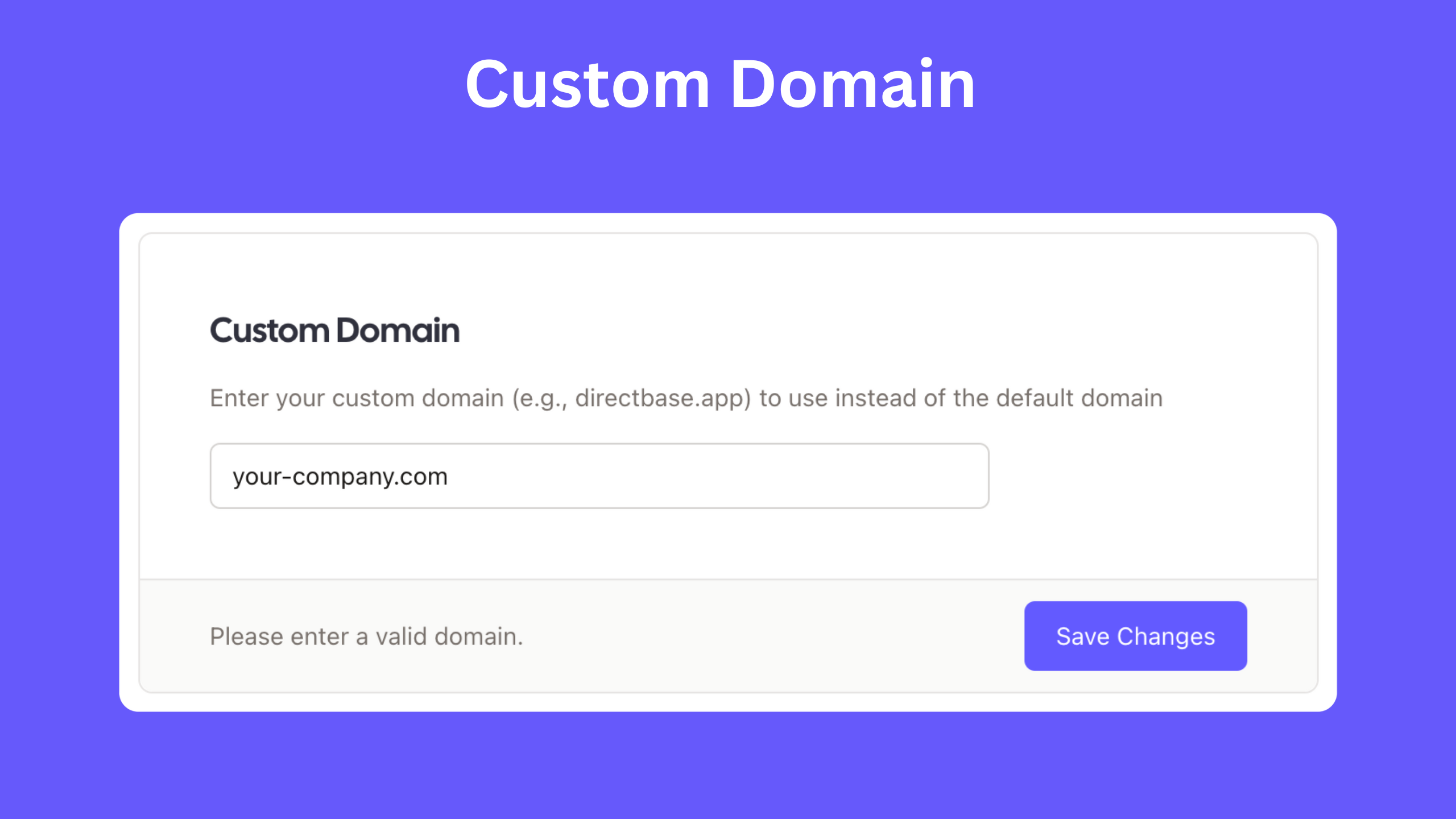 Directbase App 