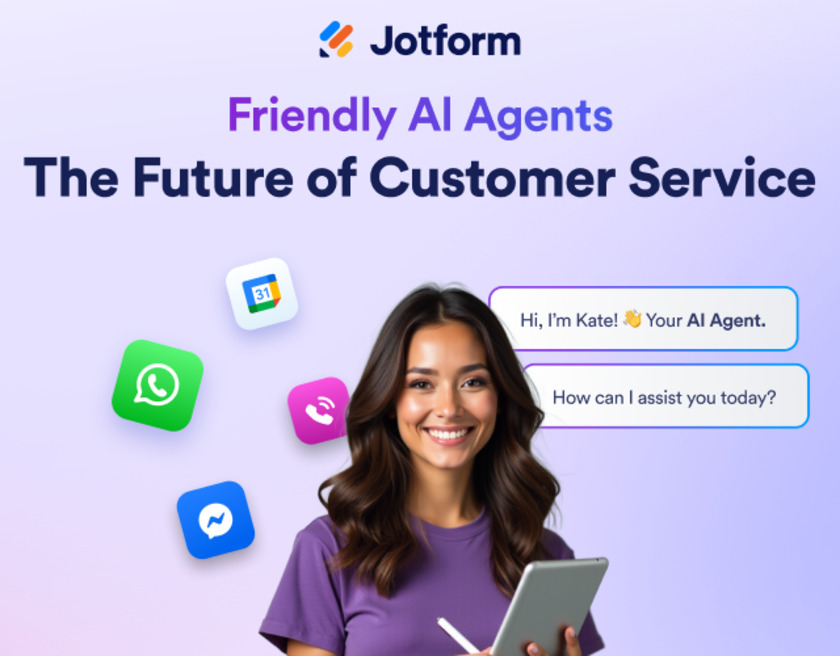 Jotform AI Agents Landing Page