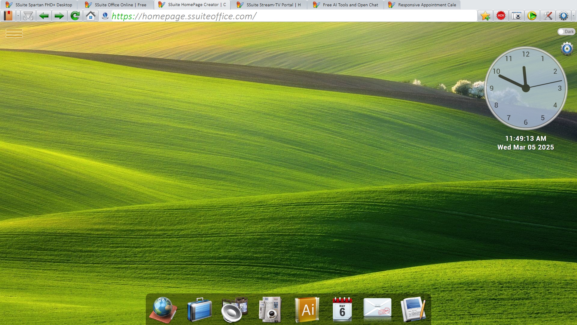 SSuite NetSurfer Prometheus New Main Screen Page 1