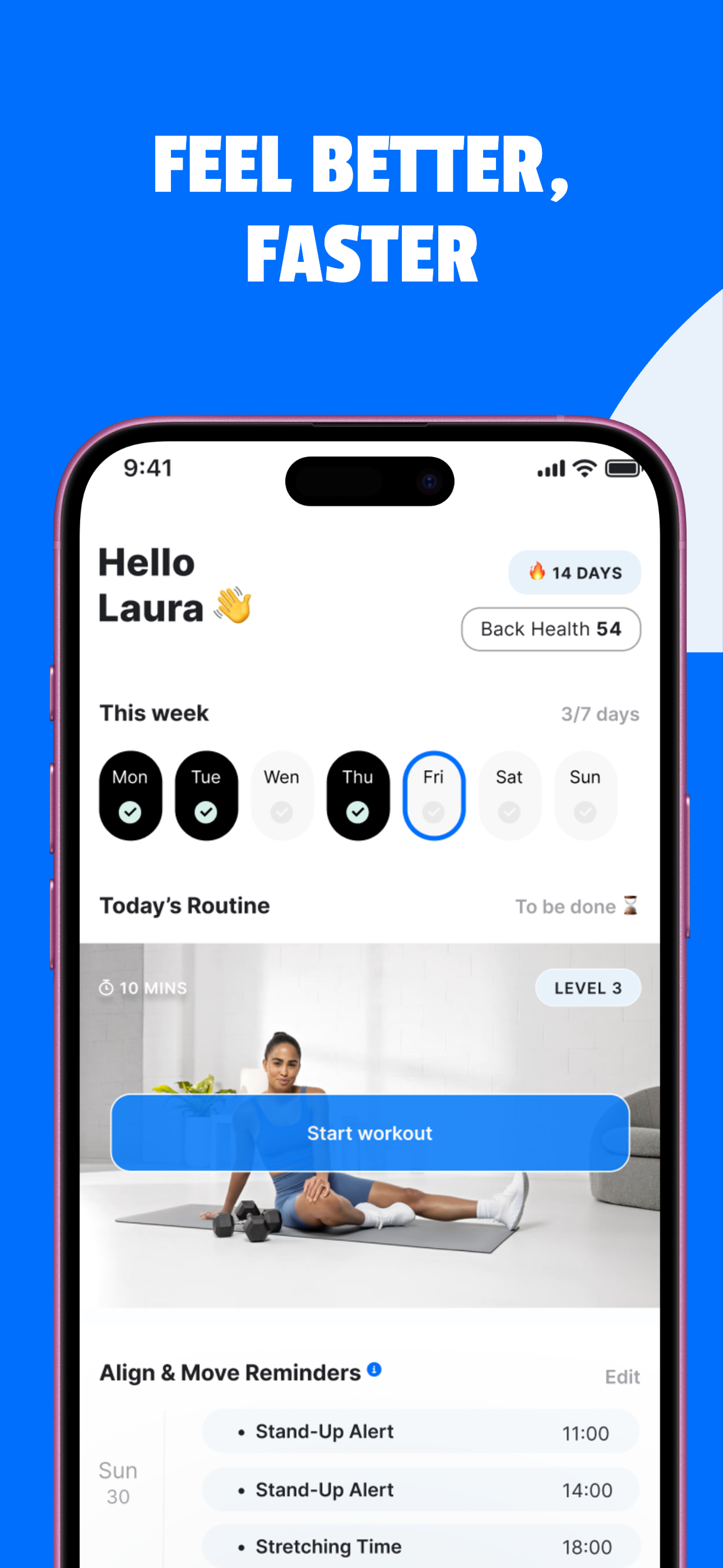 Backed App Home Screen