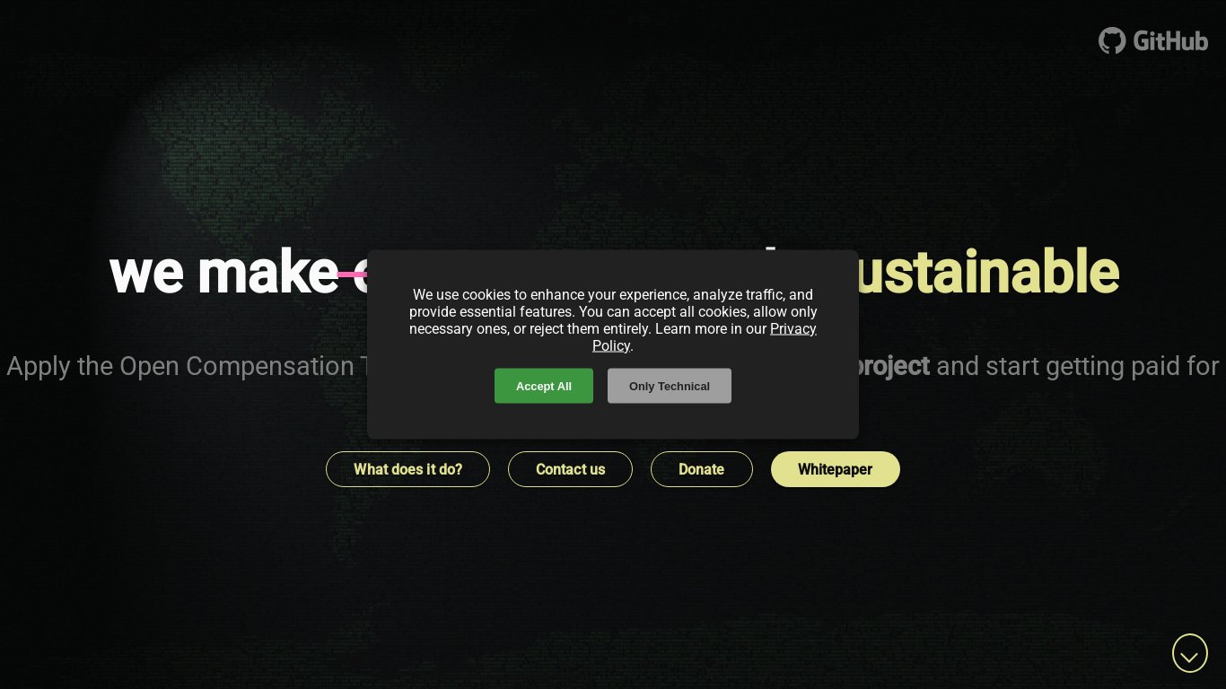 License-Token.com Landing page