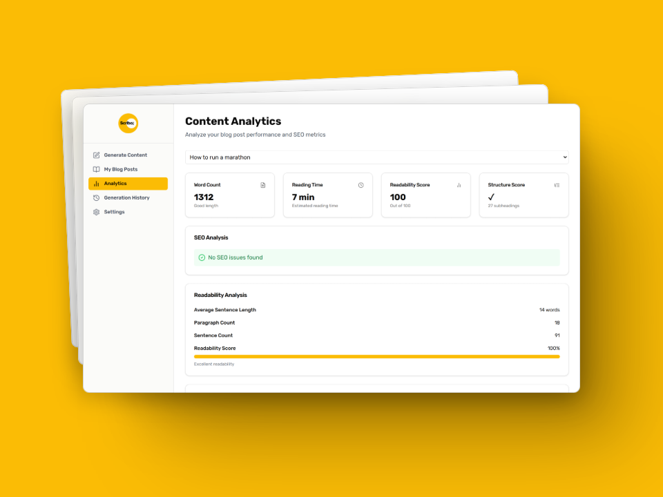 ScriboRank Analytics