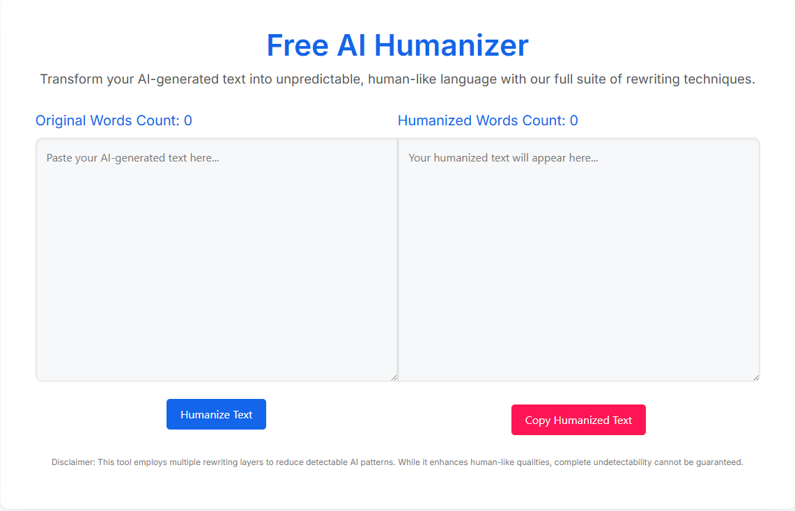 Artificial Evo AI Humanizer Ai humanizer