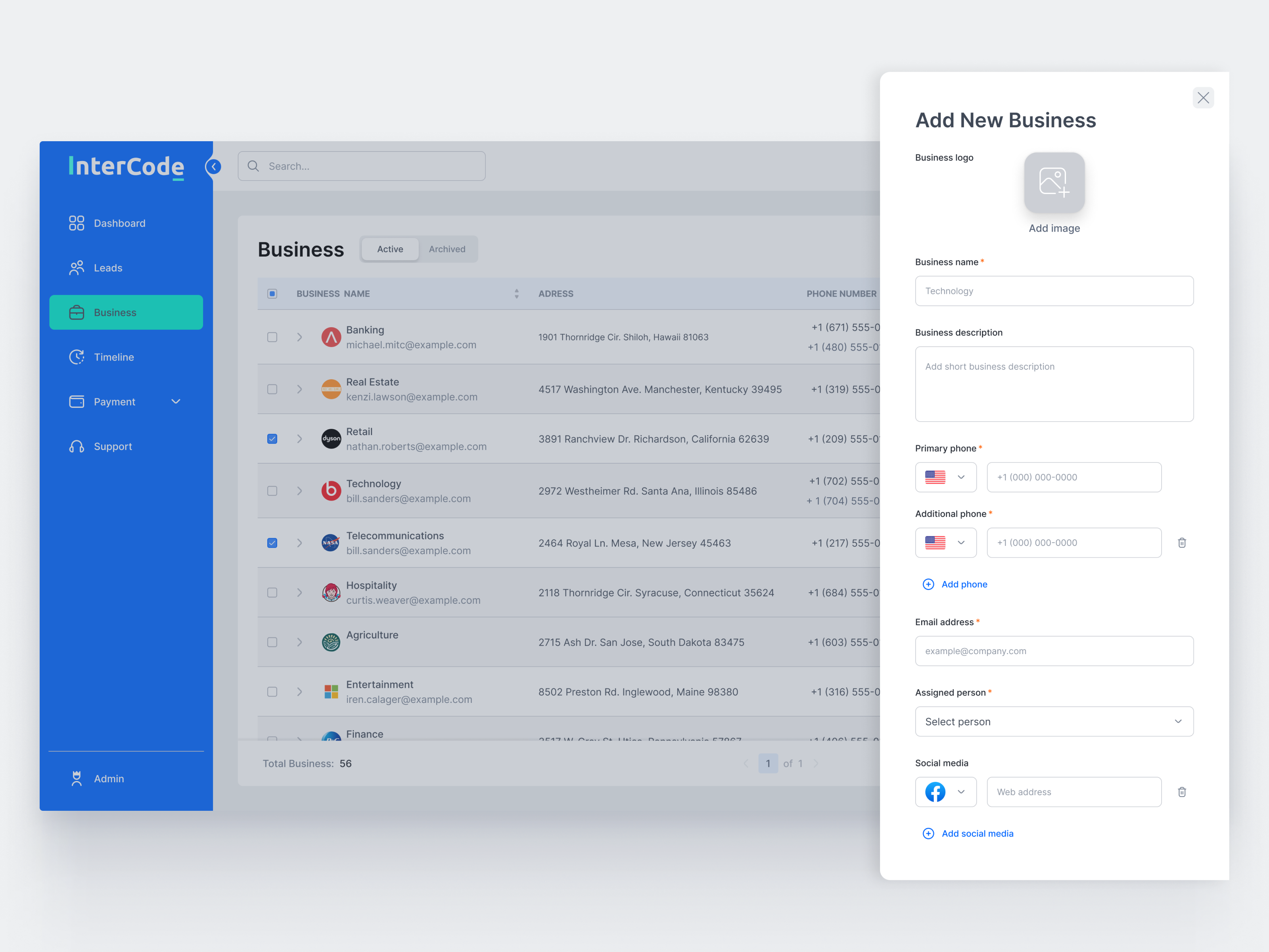 SaaS Starter Kit by InterCode Add business