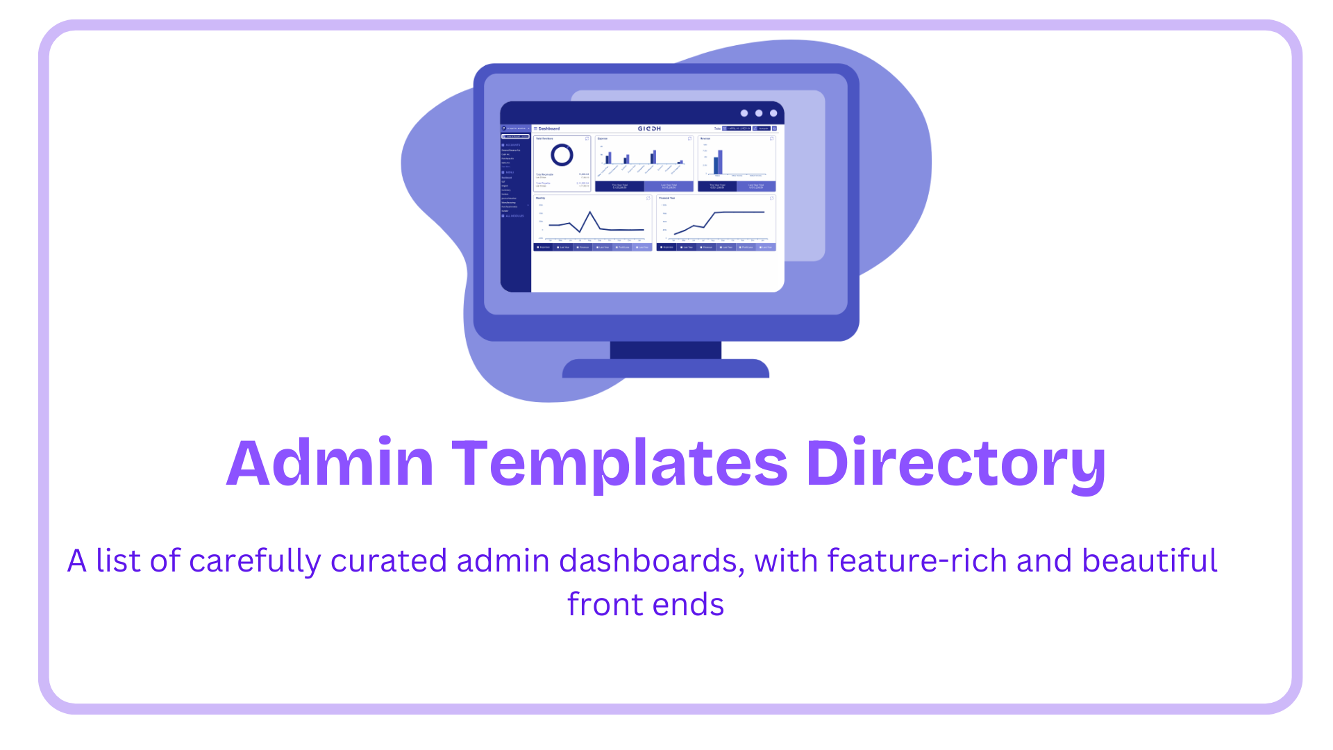 Admin Dashboard Templates 