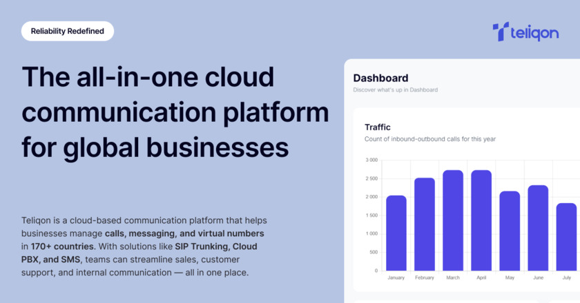 Teliqon.io Landing Page Teliqon.io Landing Page