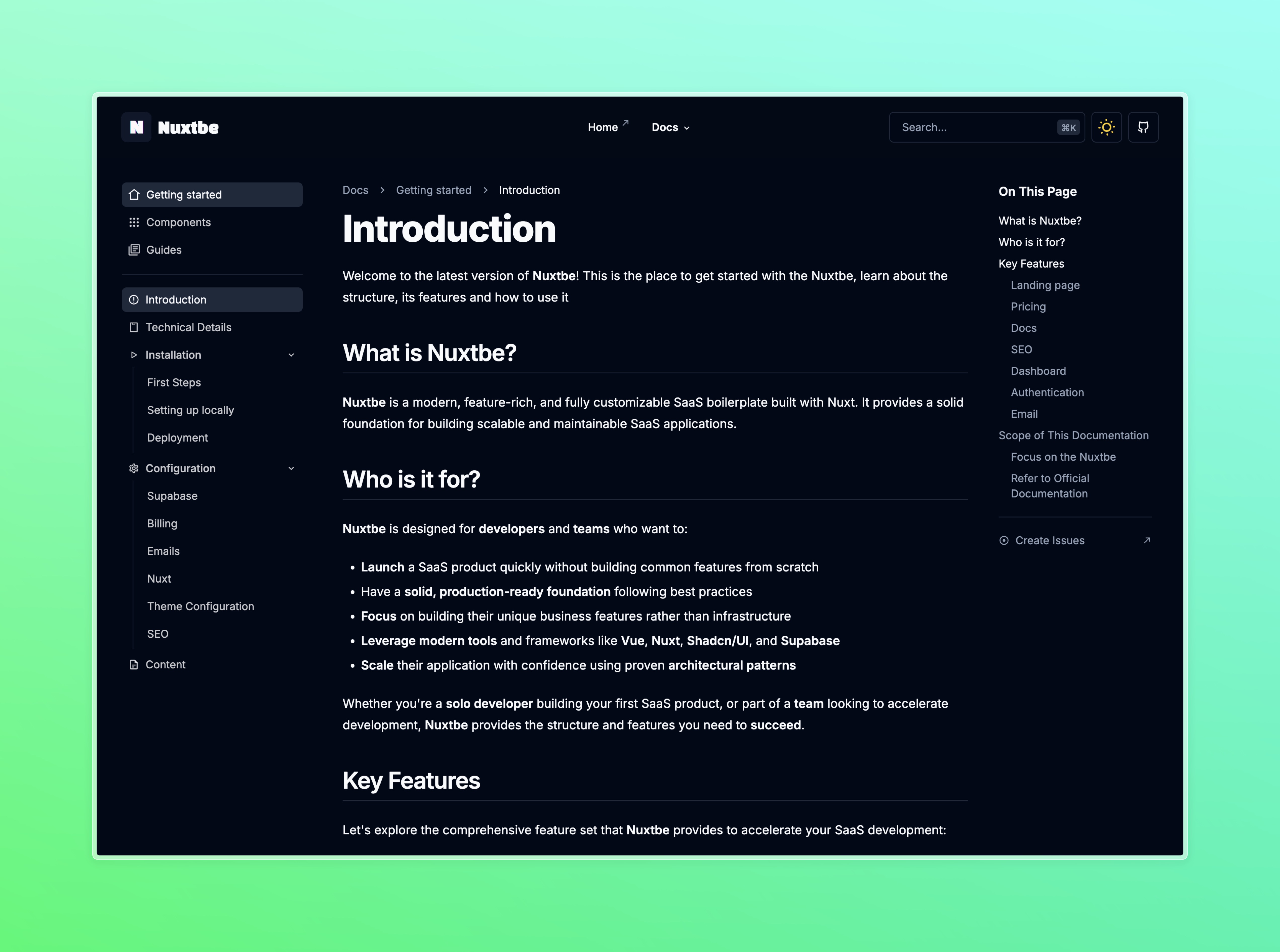 Nuxtbe.dev Docs